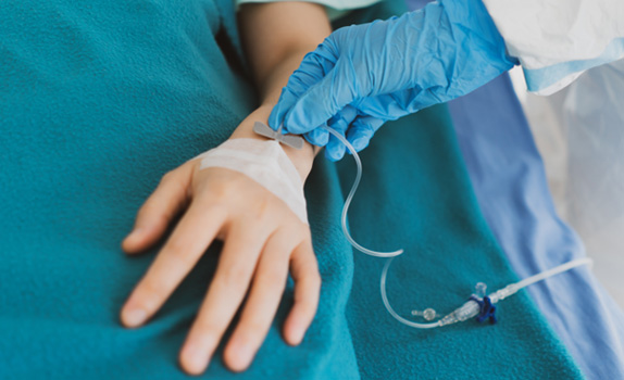 IV sedation in Rockwall delivered into patient’s hand 